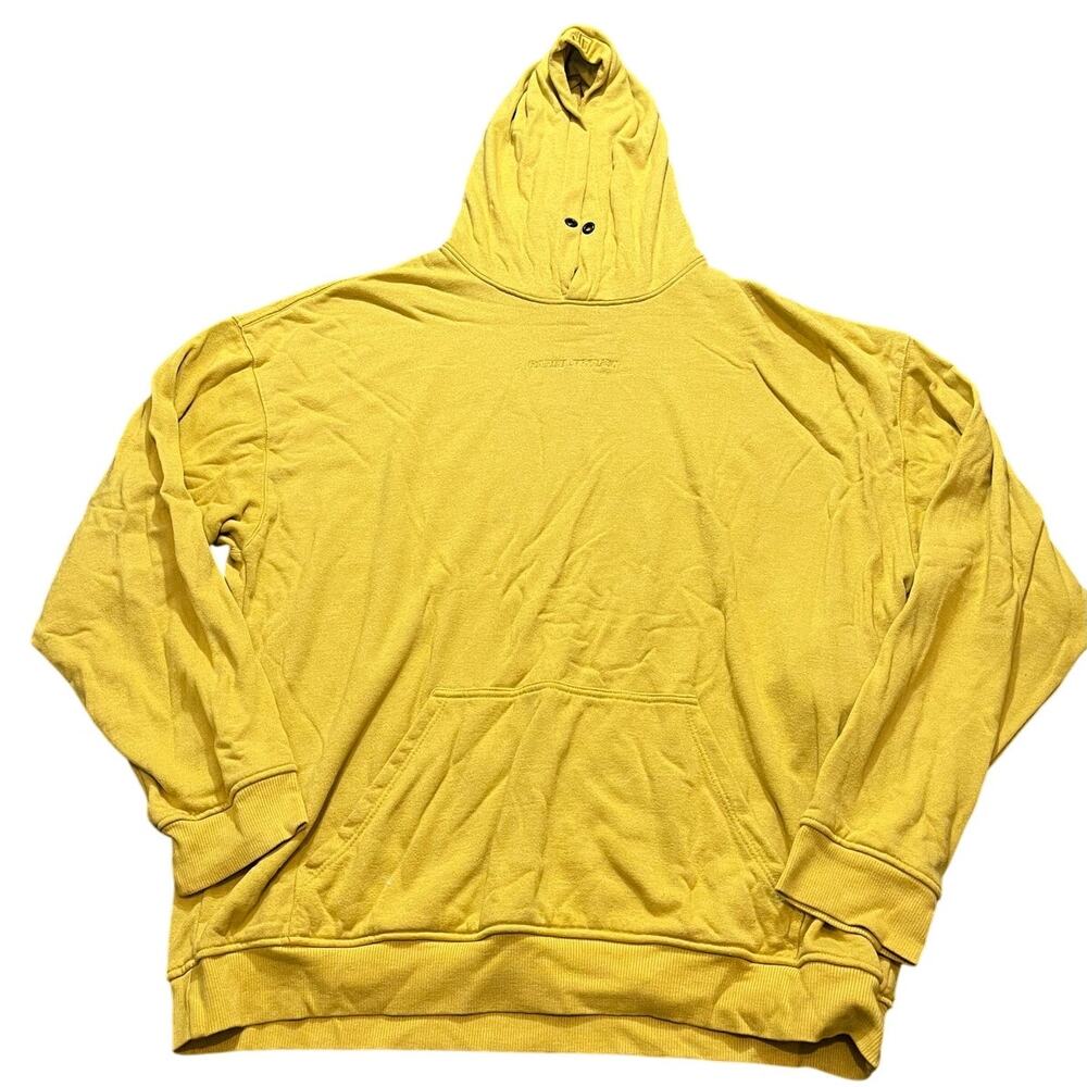 Daniel Patrick Loop Terry Standard Hoodie‎ Mustard Yellow Medium Streetwear